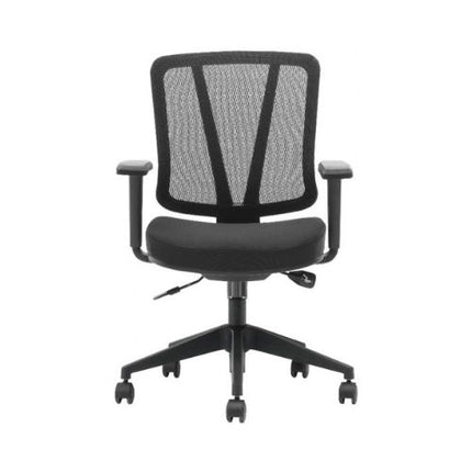 כסא עבודה ארגונומי מתכוונן למחשב/משרד דגם VIctoria מבית Ergotop - צבע שחור