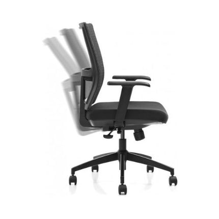 כסא עבודה ארגונומי מתכוונן למחשב/משרד דגם VIctoria מבית Ergotop - צבע שחור